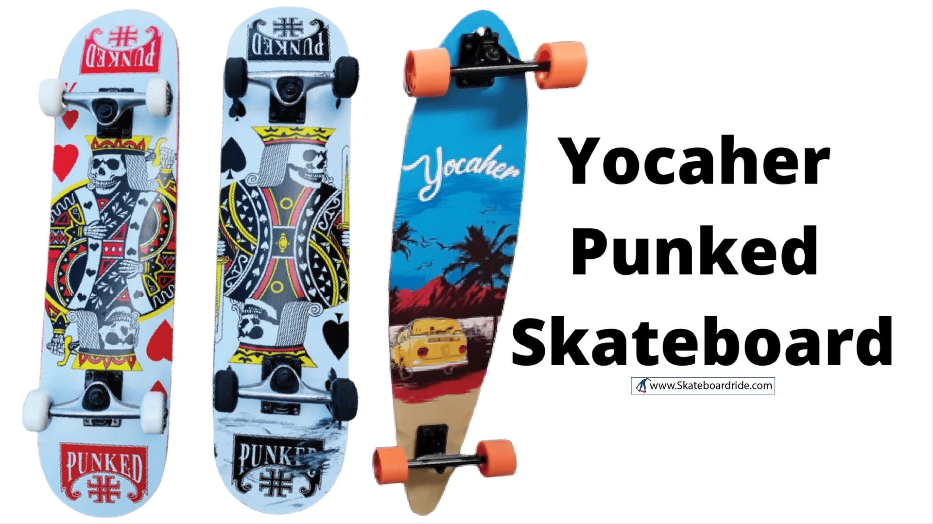 Yocaher Punked Skateboard 